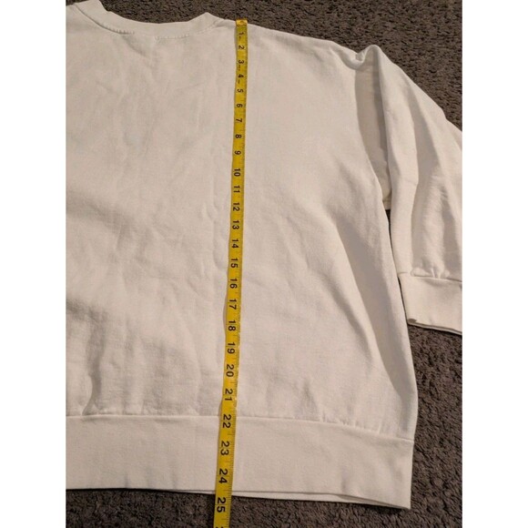 Vintage Mickey Inlimted Land n Sea Argyle Logo Crewneck Sweatshirt Women's 2X - Picture 6 of 7